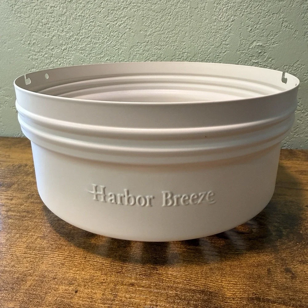Harbor‎ Breeze White Motor Housing Cover Canopy Ceiling Fan Replacement Part NEW